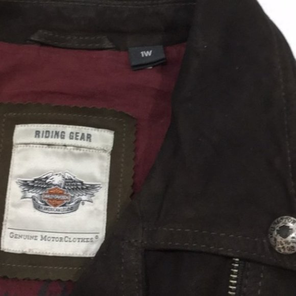 Harley-Davidson Ride Wear Premium Goatskin Rockabilly‎ Plus Size - Picture 2 of 8